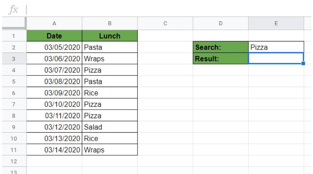 Minh họa hàm LOOKUP 2